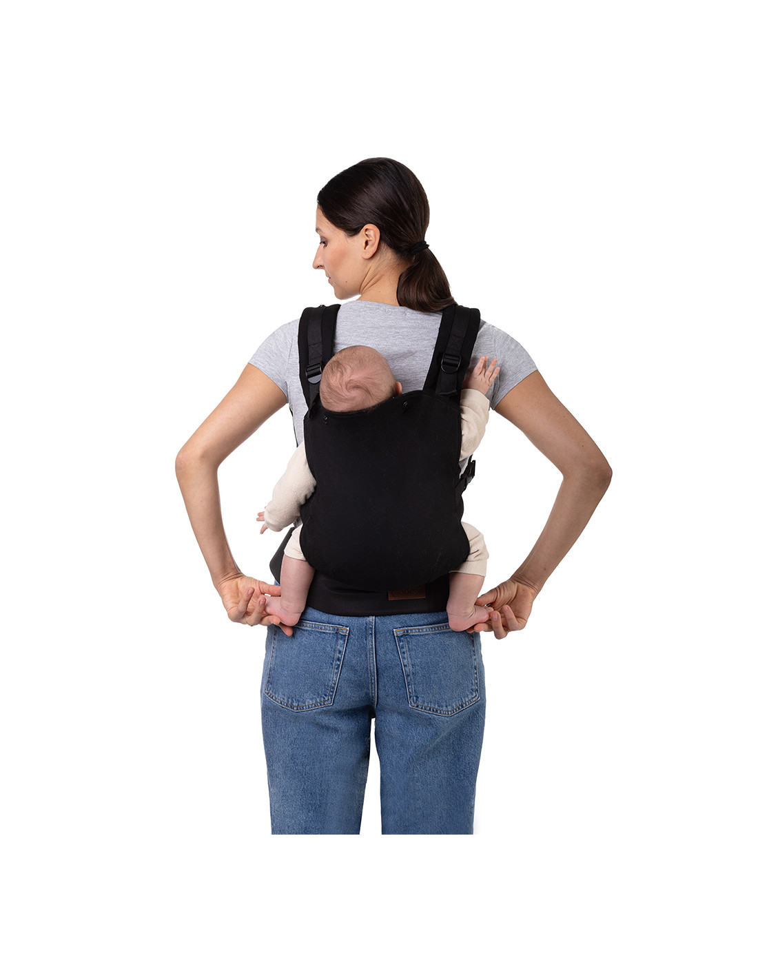 MoMi Collet Baby Carrier, Black