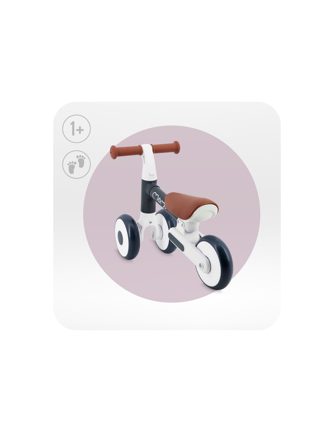 MoMi DEX Walking bike, Graphite