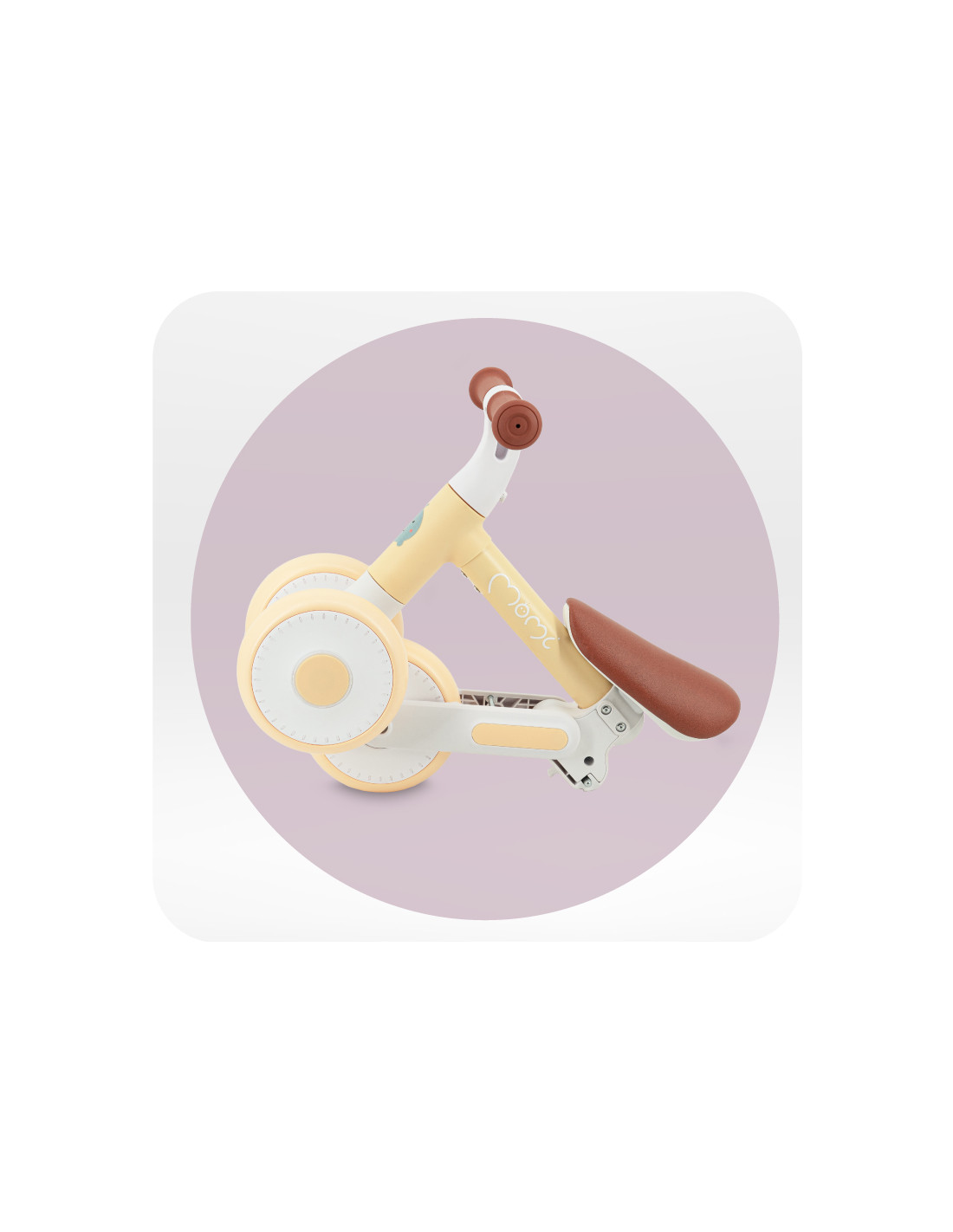 MoMi DEX Walking bike, Yellow