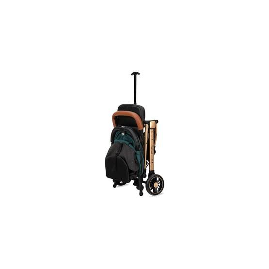 MoMi ESTELLE Stroller With Gold Frame, Green/Gold