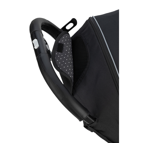MoMi ESTELLE Pram With Gold Frame, Black/Gold