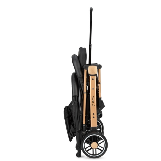 MoMi ESTELLE Pram With Gold Frame, Black/Gold