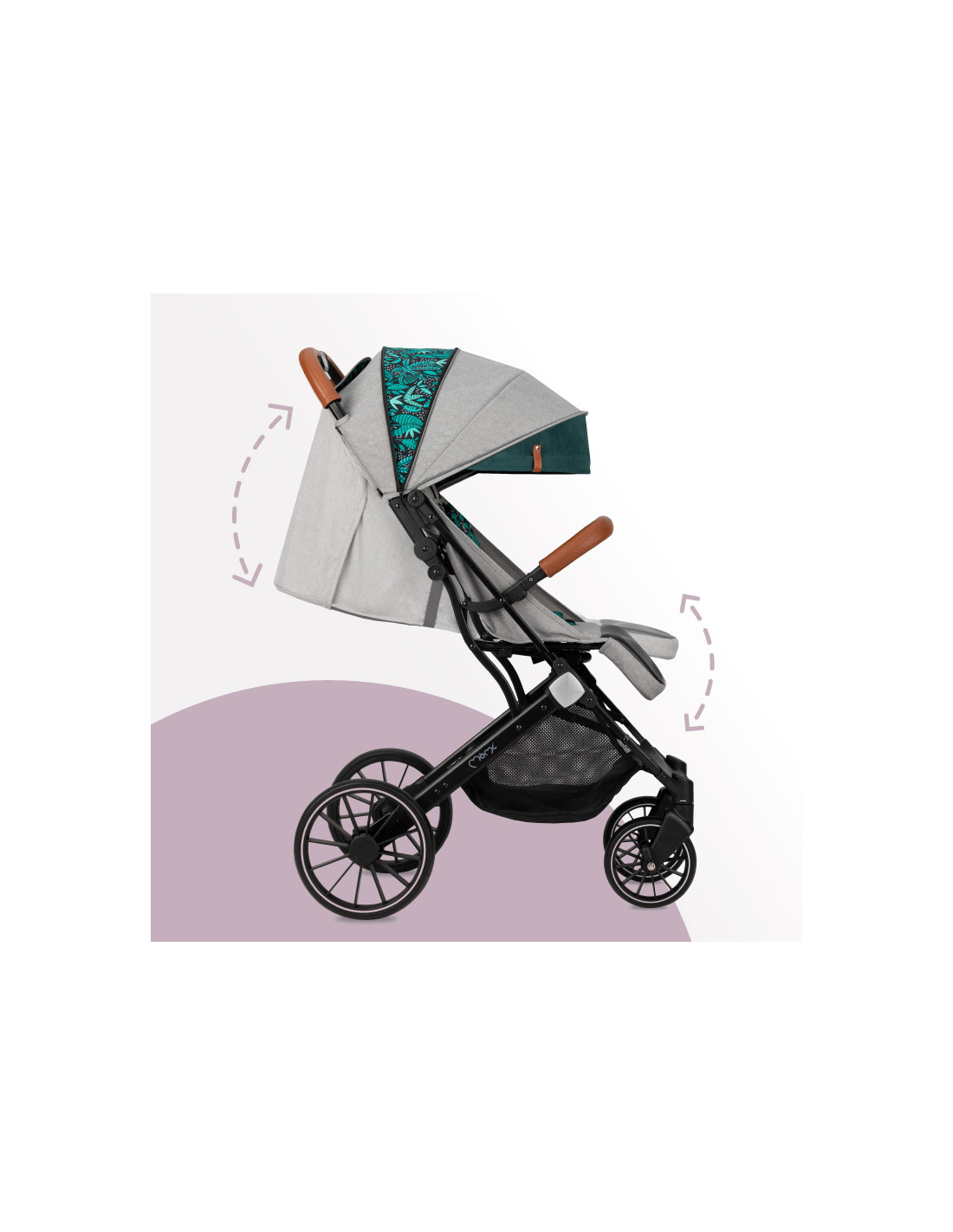 MoMI ESTELLE DAKAR Pram, Jungle Grey