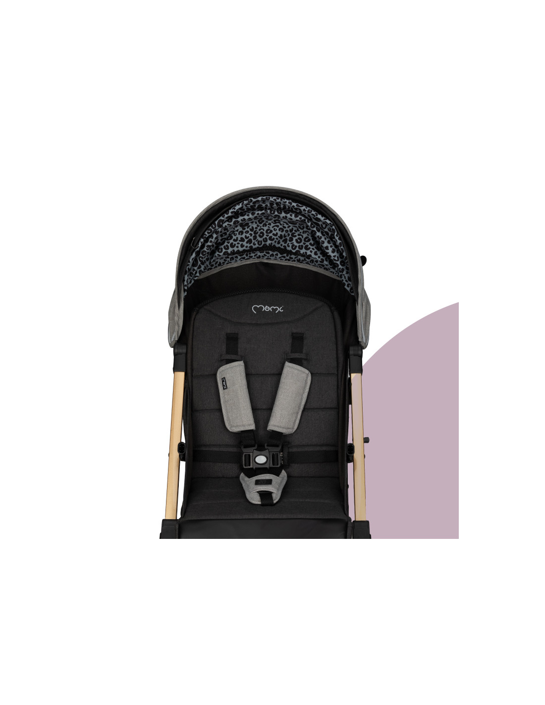 MoMI ESTELLE DAKAR Pram, Leopard Grey