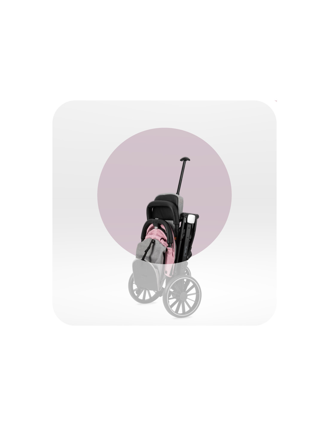 MoMi ESTELLE LIGHT PLUS Stroller, Pink