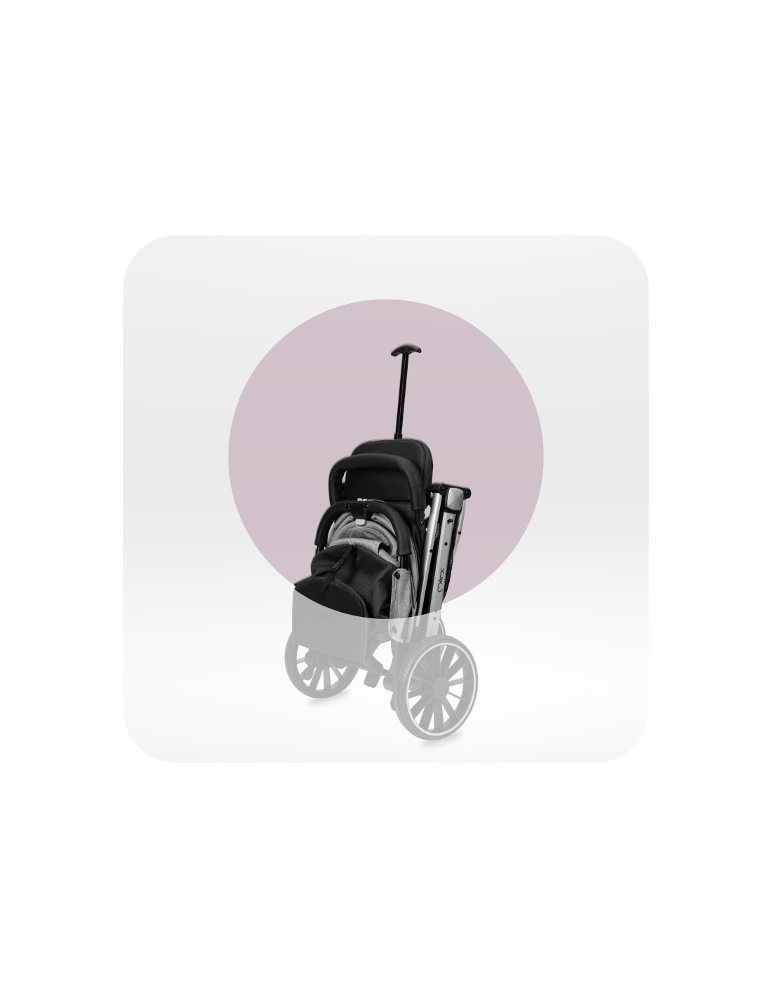 MoMi ESTELLE LIGHT PLUS Pram, Grey