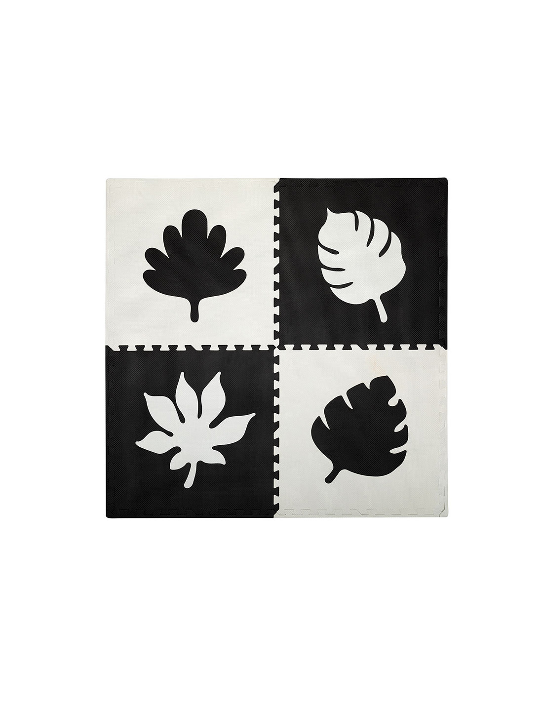 MoMi Feli Puzzle Mat In Foam, Black