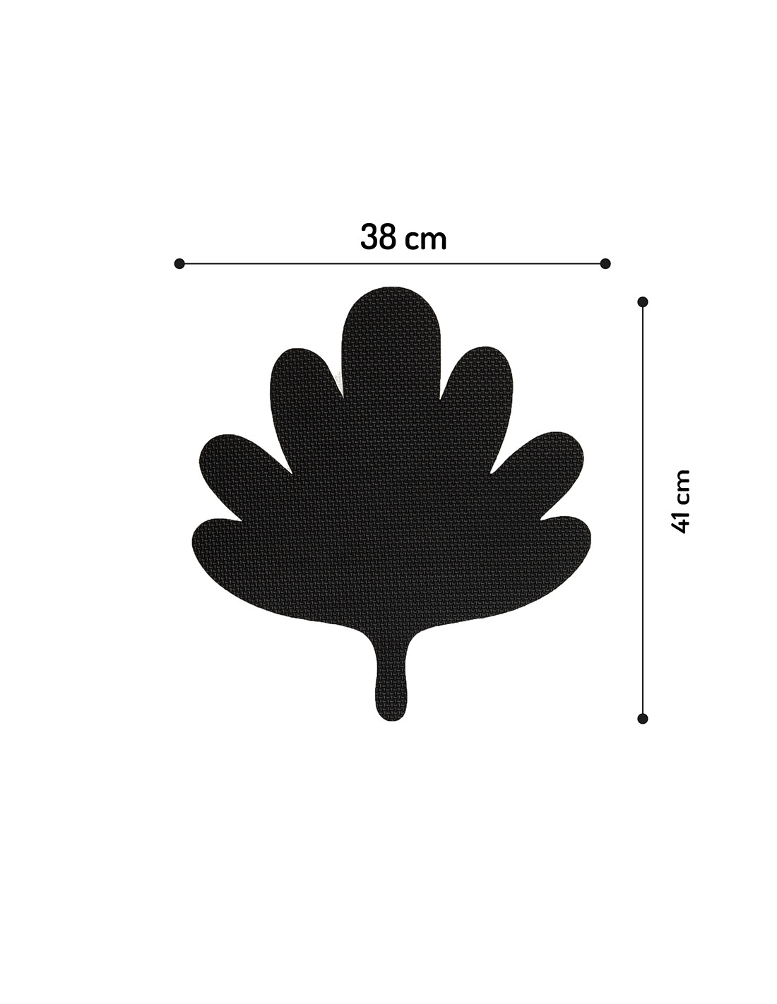 MoMi Feli Puzzle Mat In Foam, Black