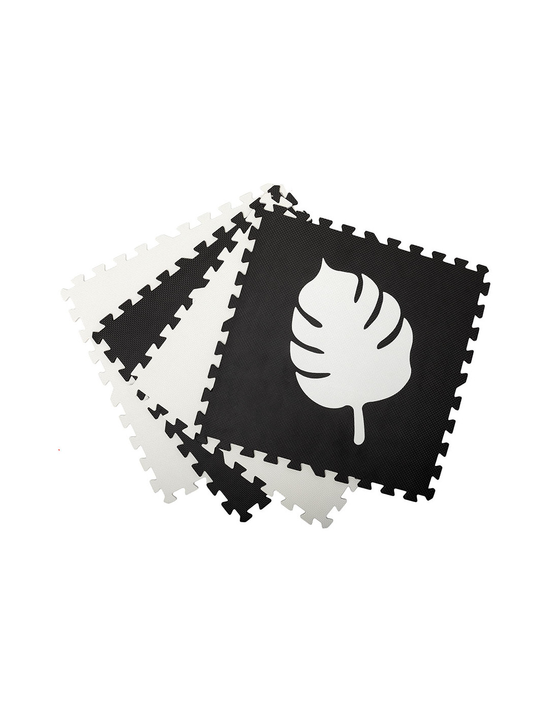 MoMi Feli Puzzle Mat In Foam, Black