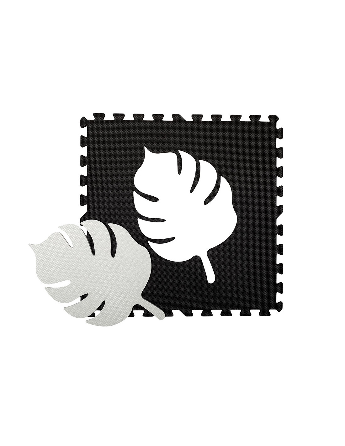 MoMi Feli Puzzle Mat In Foam, Black