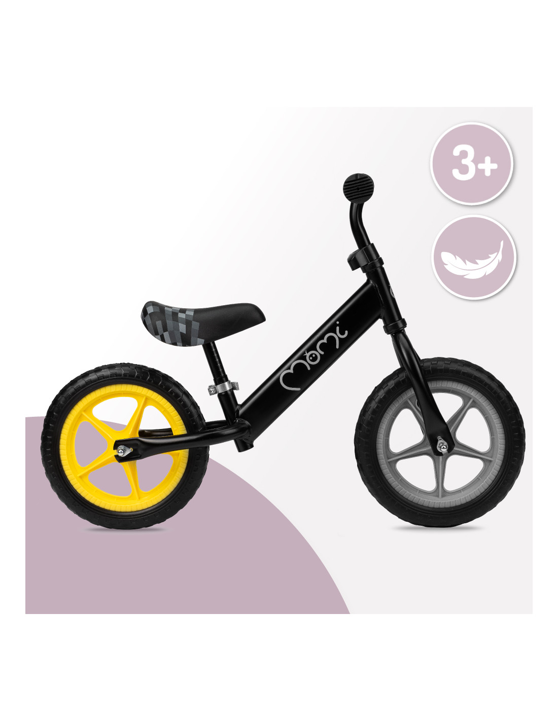 MoMi FLEET Balance Bike, Black