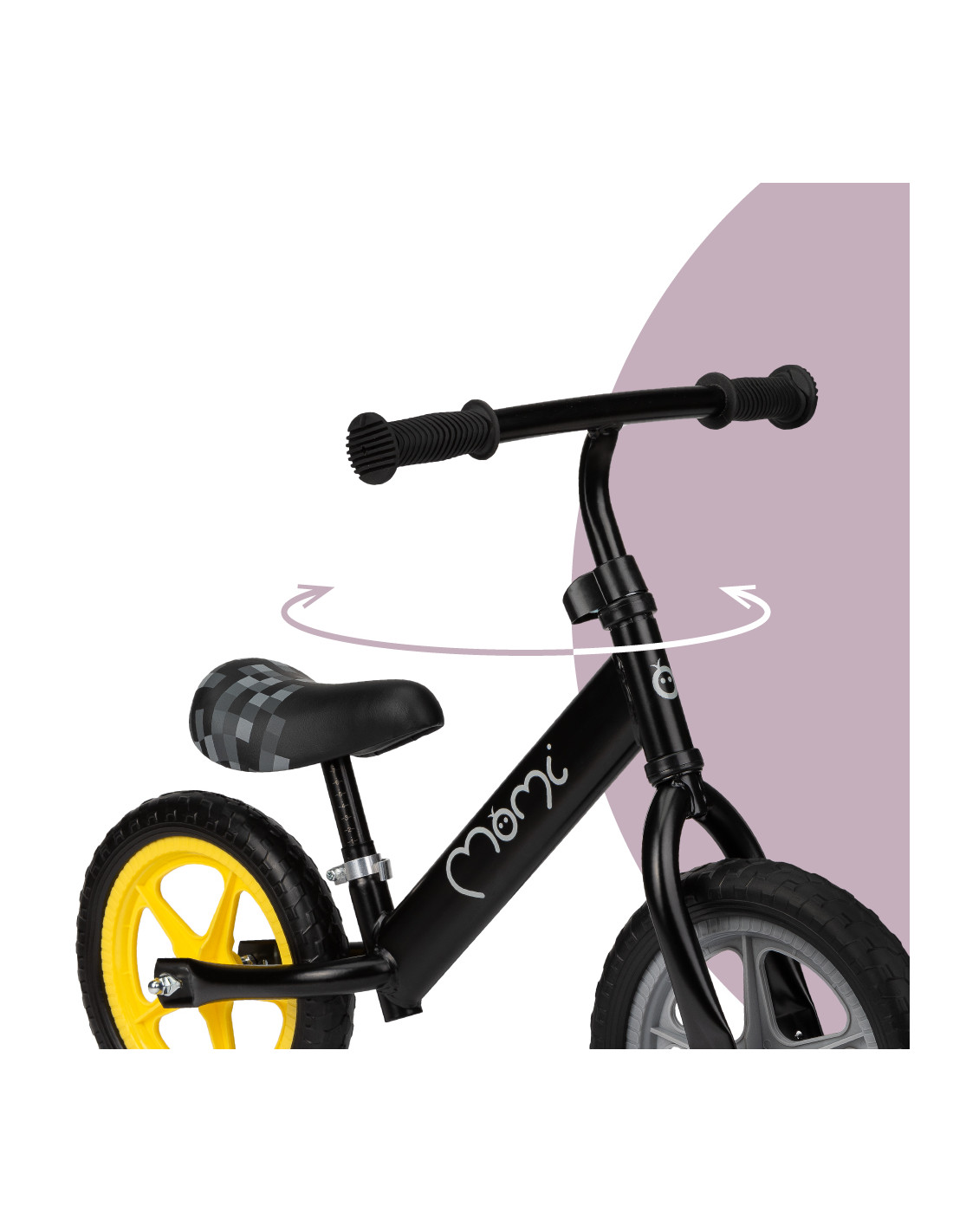 MoMi FLEET Balance Bike, Black