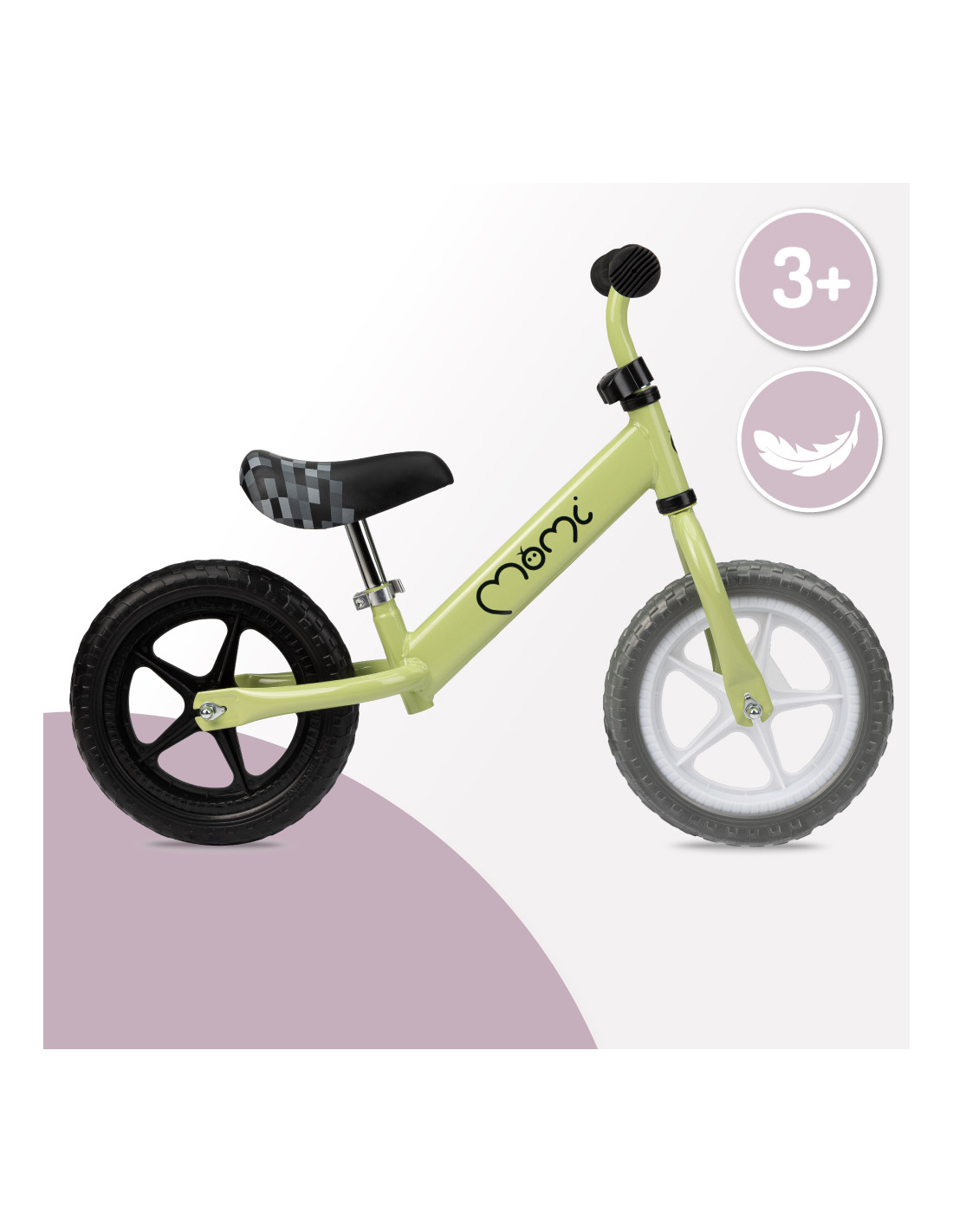 MoMi FLEET Balance Bike, Green