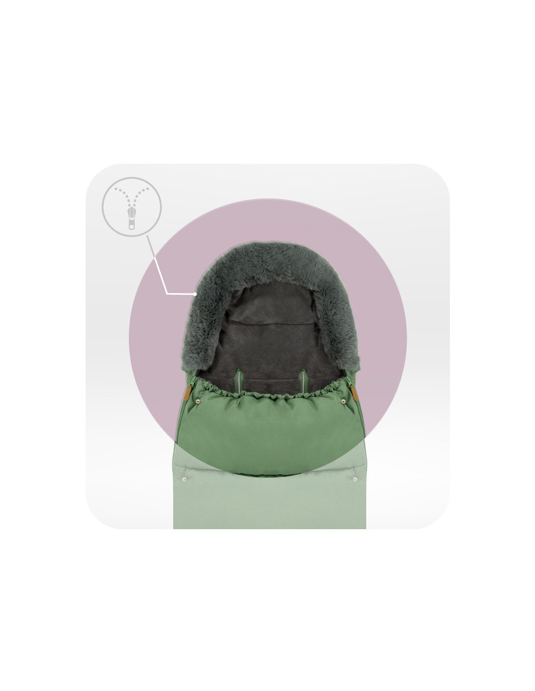 MoMi Travel Bag 2in1, Green