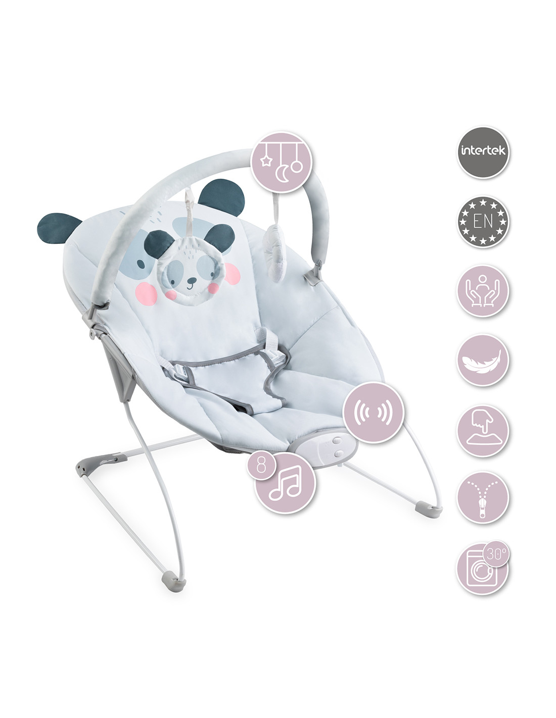Momi GLOSSY Babysitter, Panda