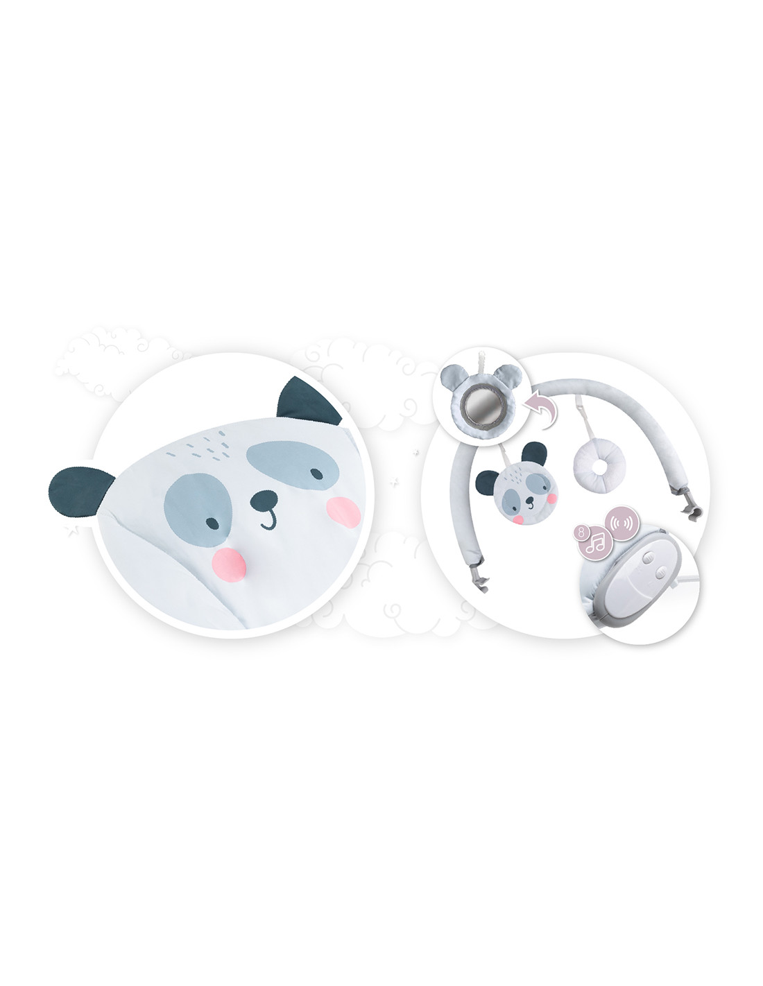 Momi GLOSSY Babysitter, Panda