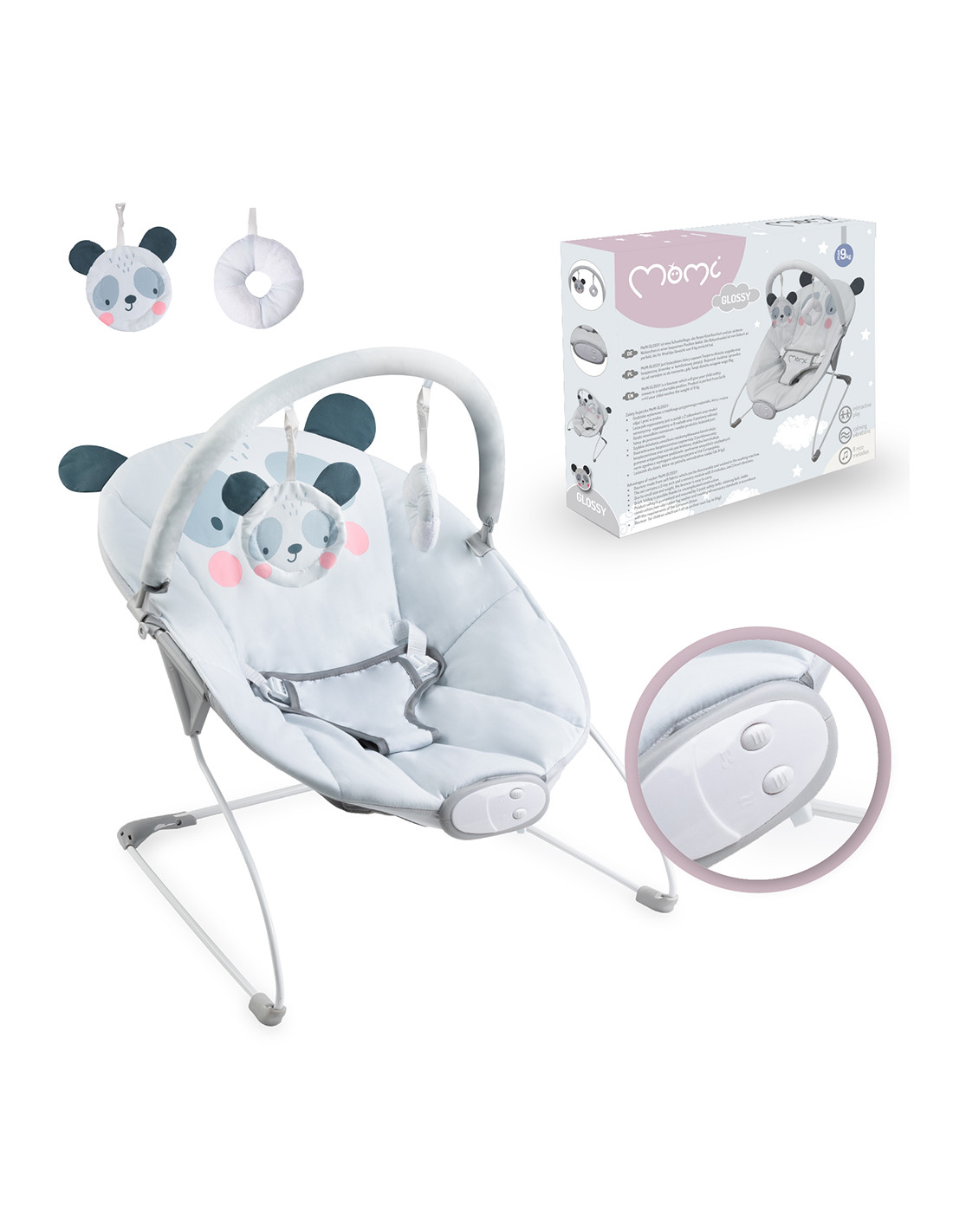 Momi GLOSSY Babysitter, Panda