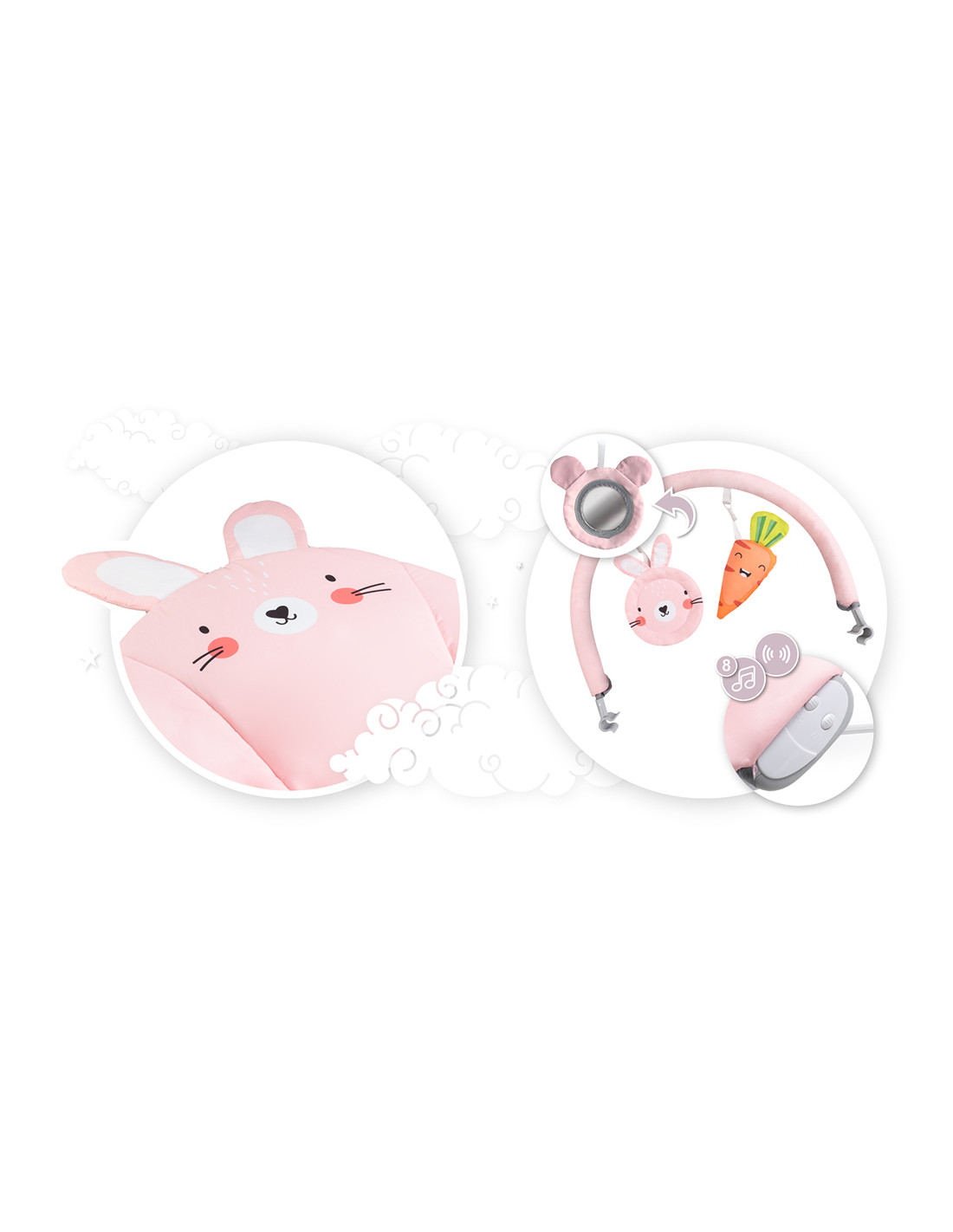 Momi GLOSSY Babysitter, Pink