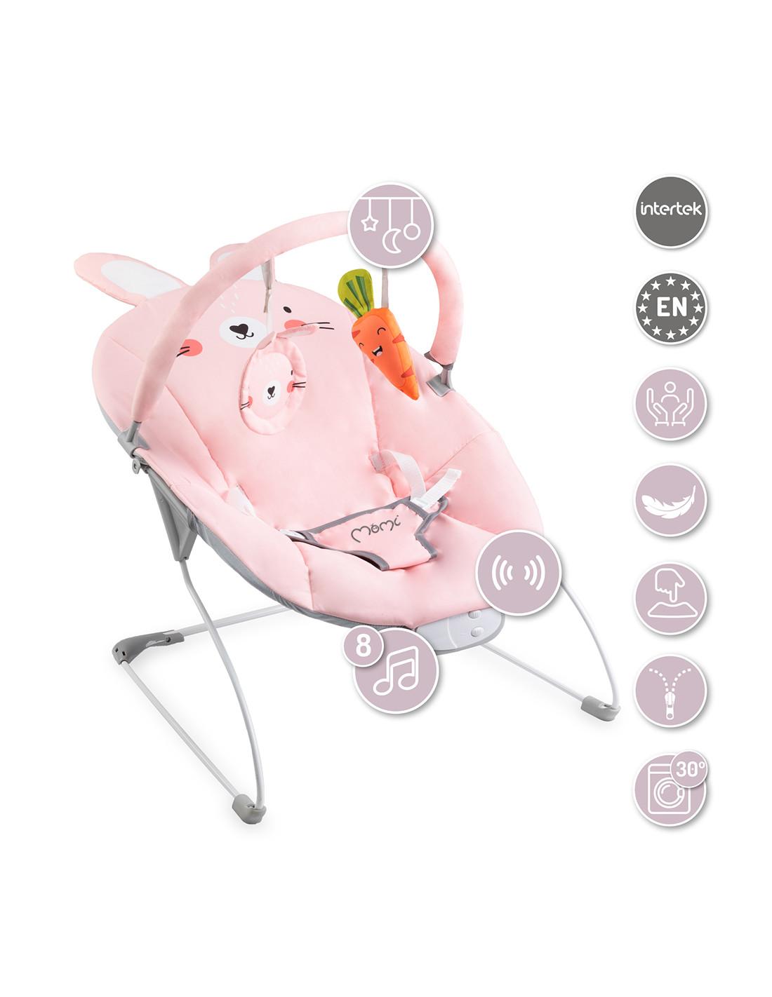 Momi GLOSSY Babysitter, Pink