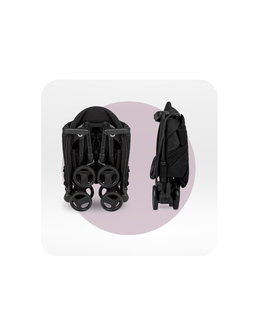 MoMi GRACE Travel pram, Black