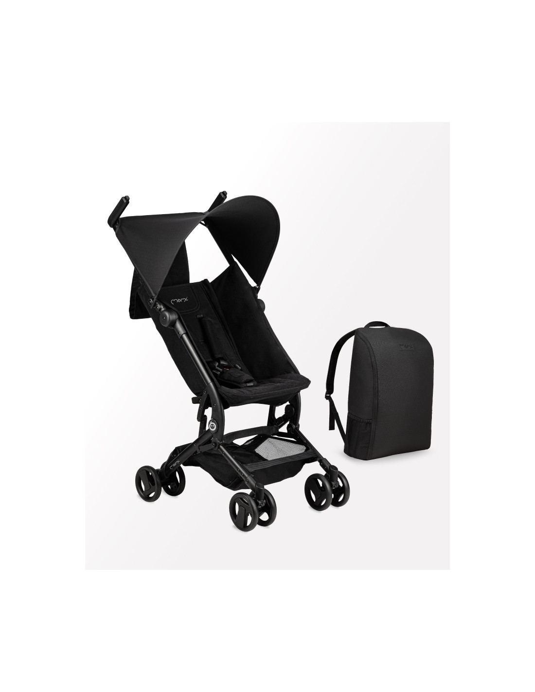 MoMi GRACE Travel pram, Black