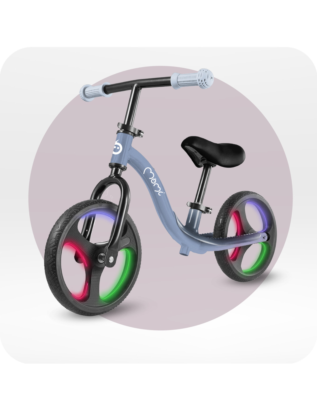 MoMi ISOKA Balance Bike With Joints, Blue
