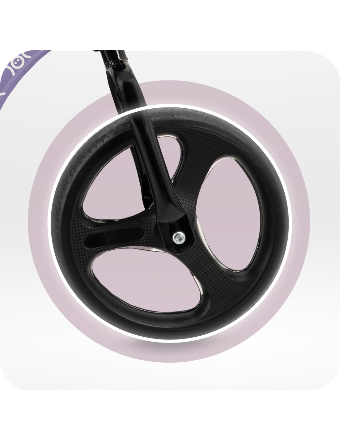 MoMi ISOKA Balance Bike With Joints, Purple