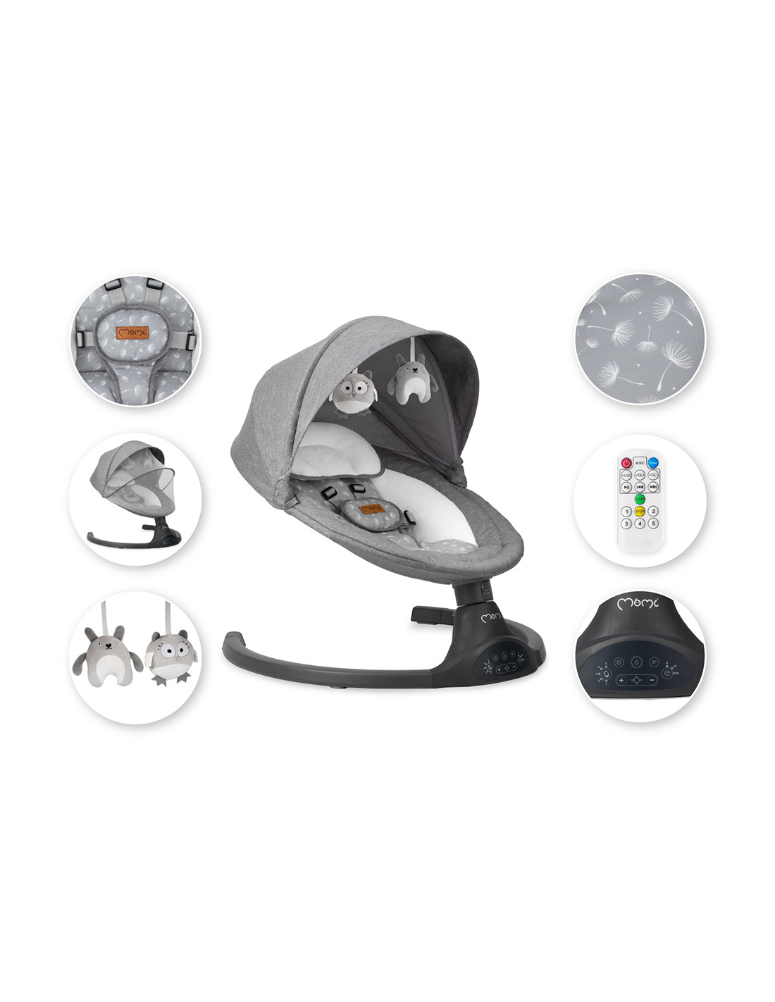 MoMi KENANI Babysitter, Dark grey