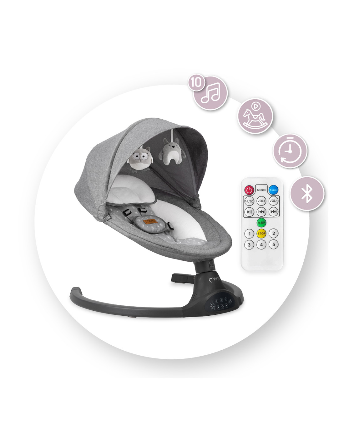 MoMi KENANI Babysitter, Dark grey