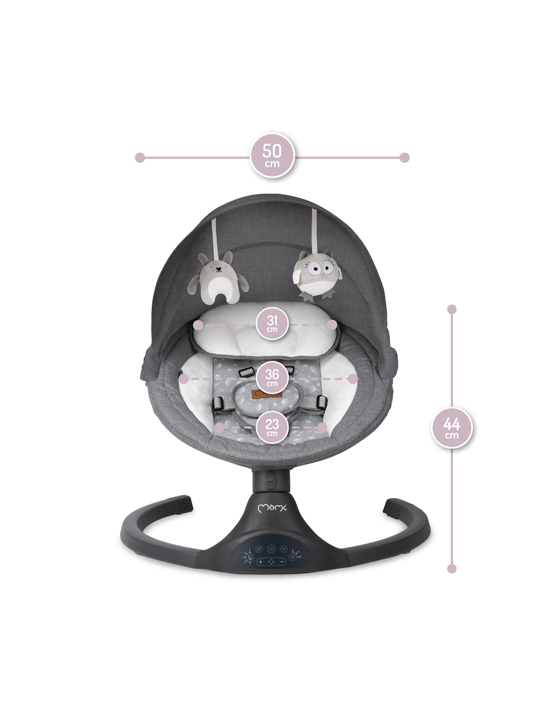 MoMi KENANI Babysitter, Dark grey