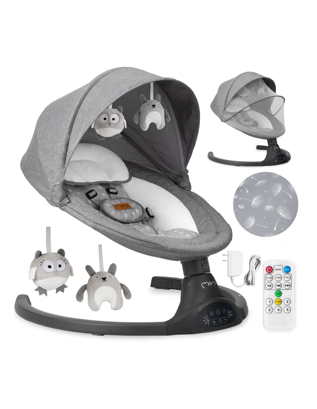 MoMi KENANI Babysitter, Dark grey