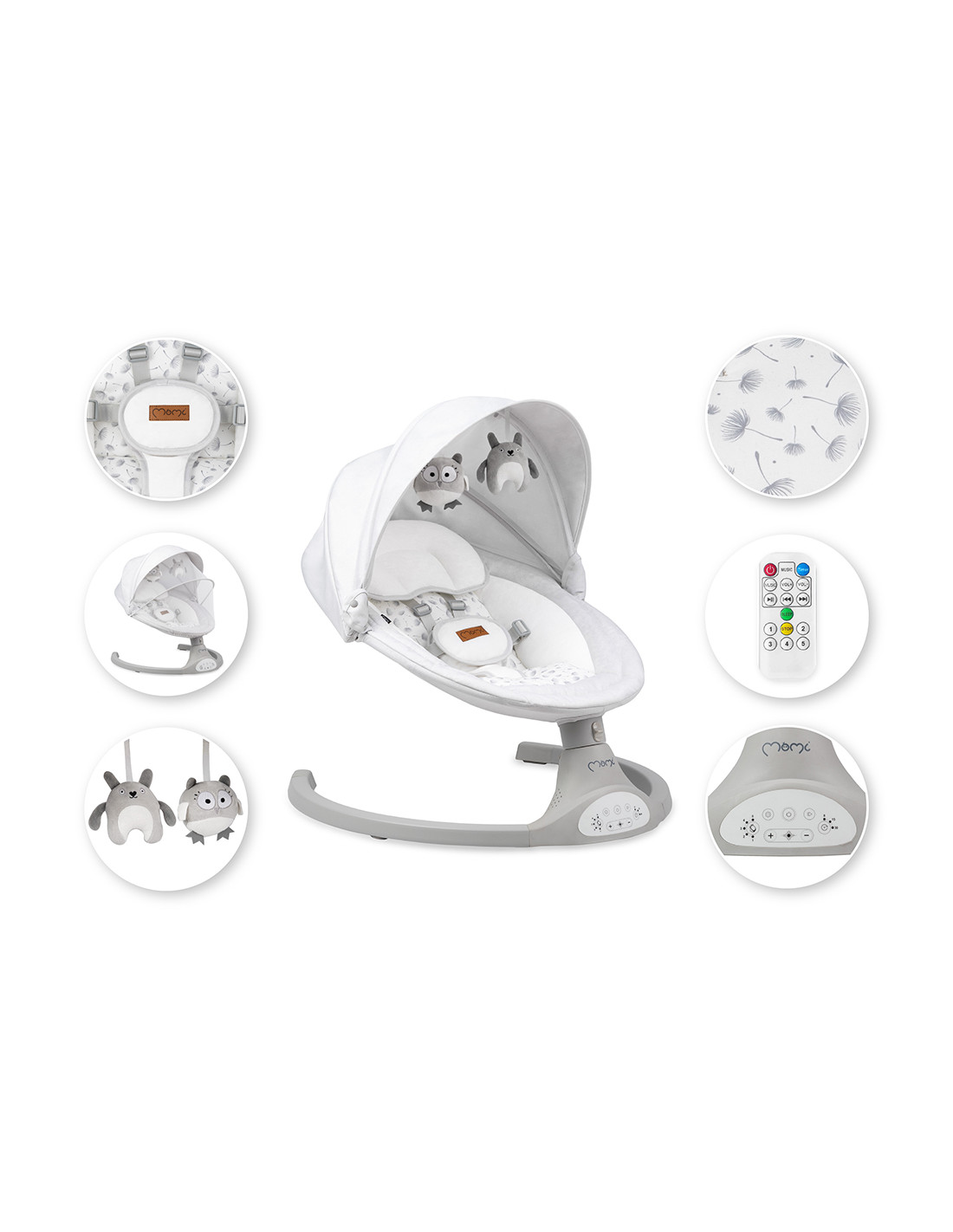 MoMi KENANI Babysitter, Light grey