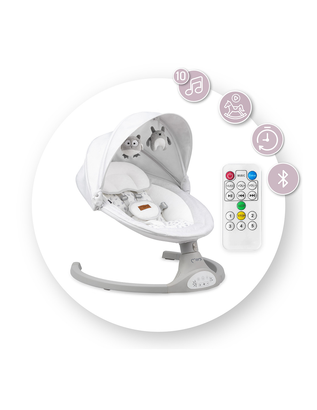 MoMi KENANI Babysitter, Light grey