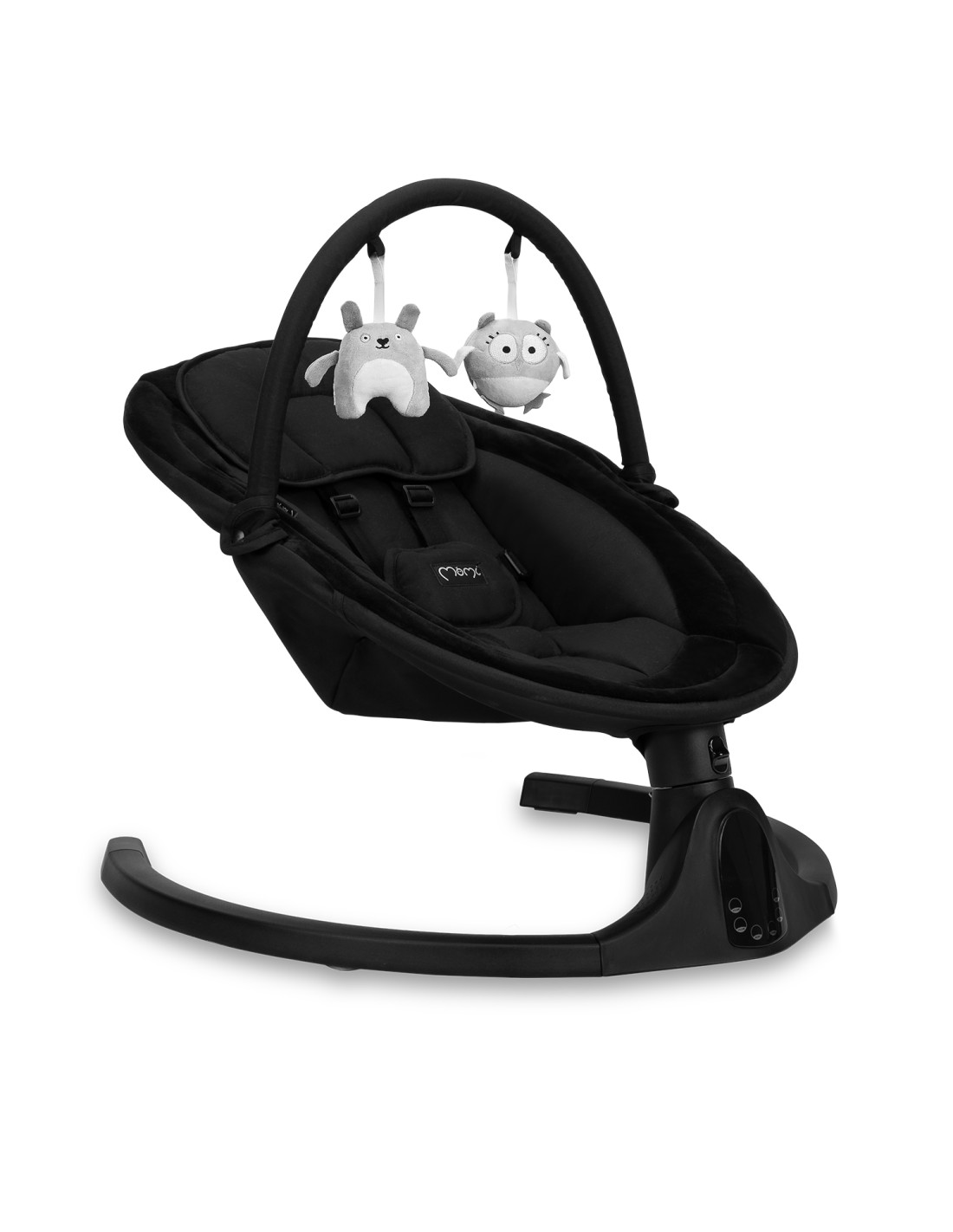 MoMi KENANI ONYX Electric Babysitter With Remote Control, Black