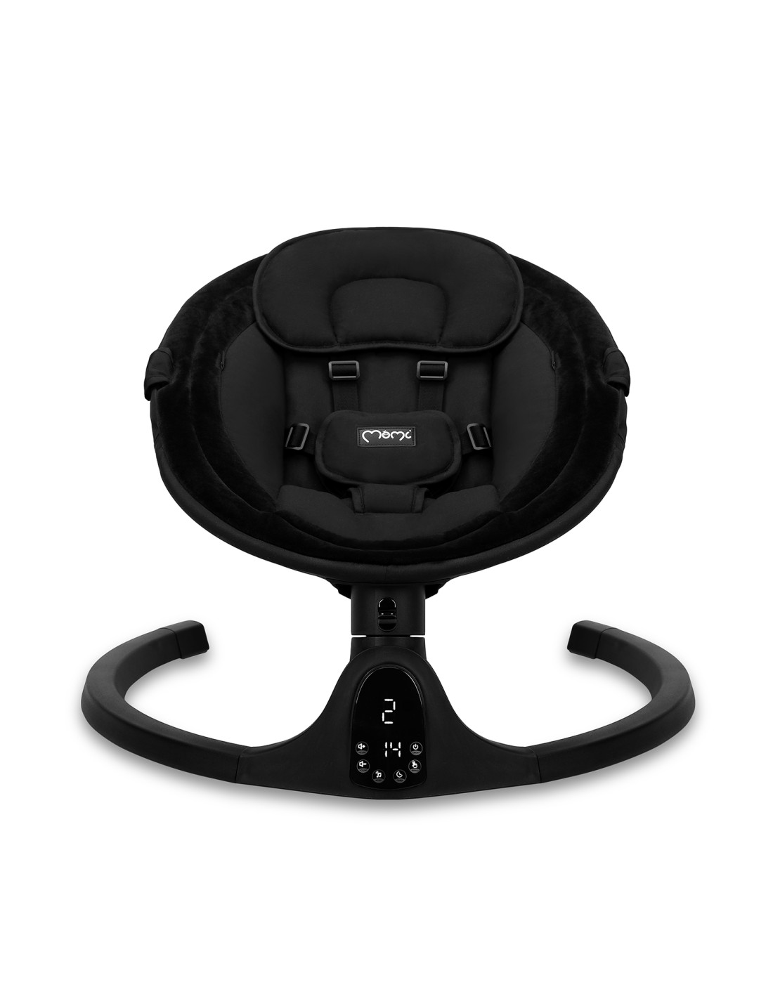 MoMi KENANI ONYX Electric Babysitter With Remote Control, Black