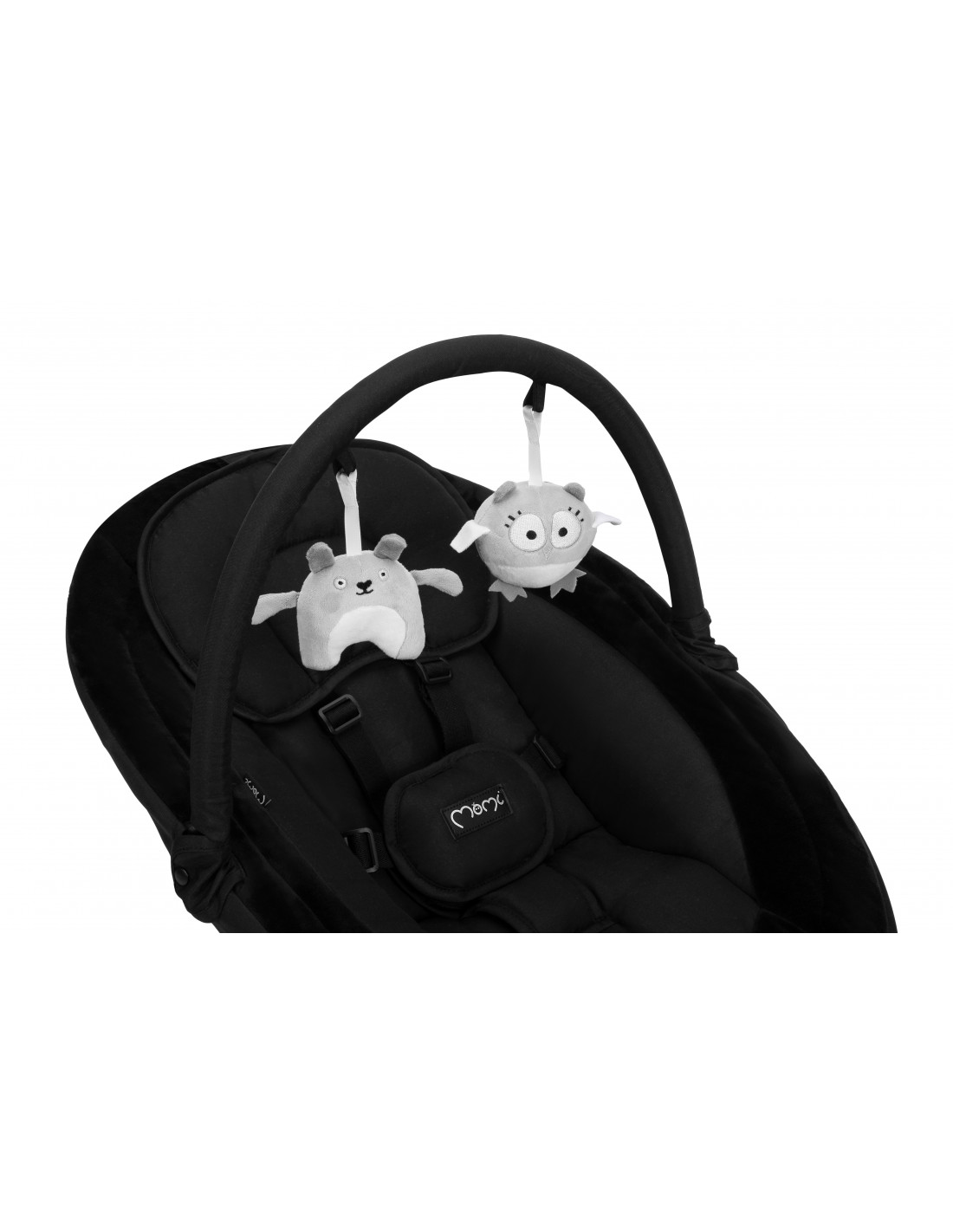 MoMi KENANI ONYX Electric Babysitter With Remote Control, Black