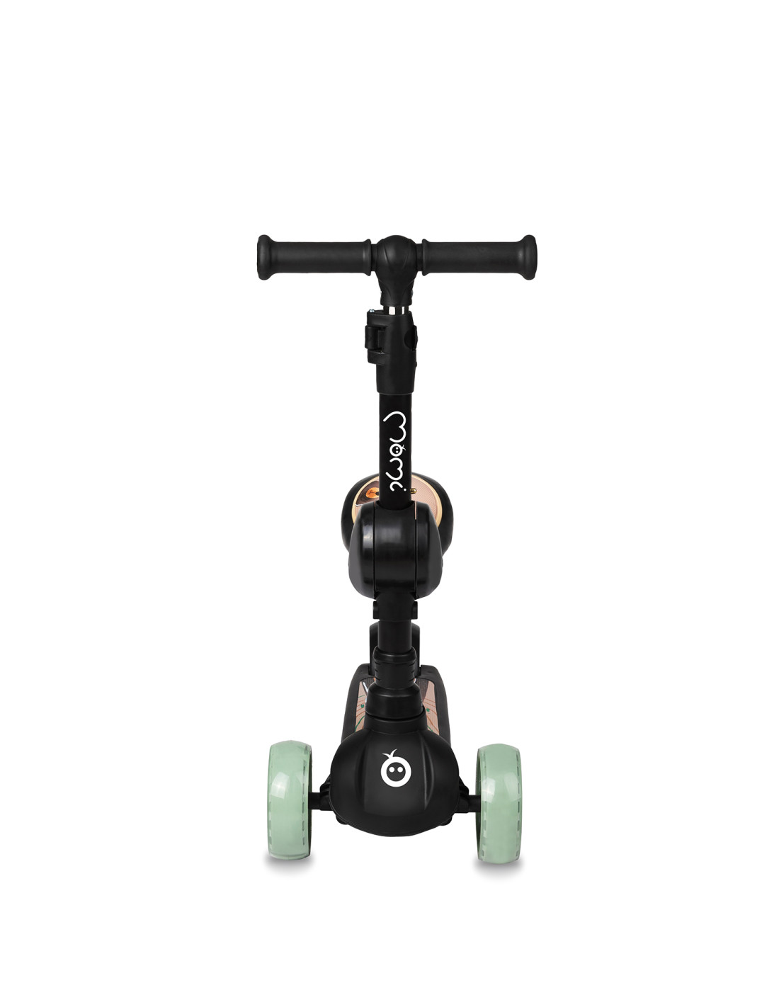 MoMi KIURU 2-i-1 Sparkcykel, Svart