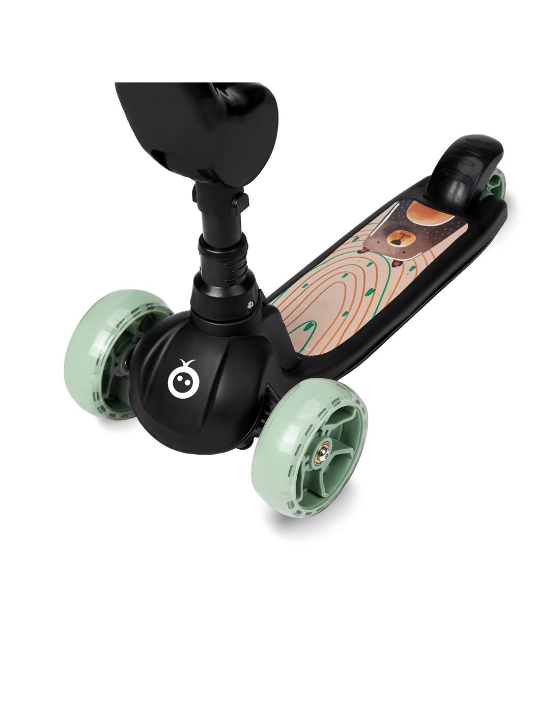 MoMi KIURU 2-i-1 Sparkcykel, Svart