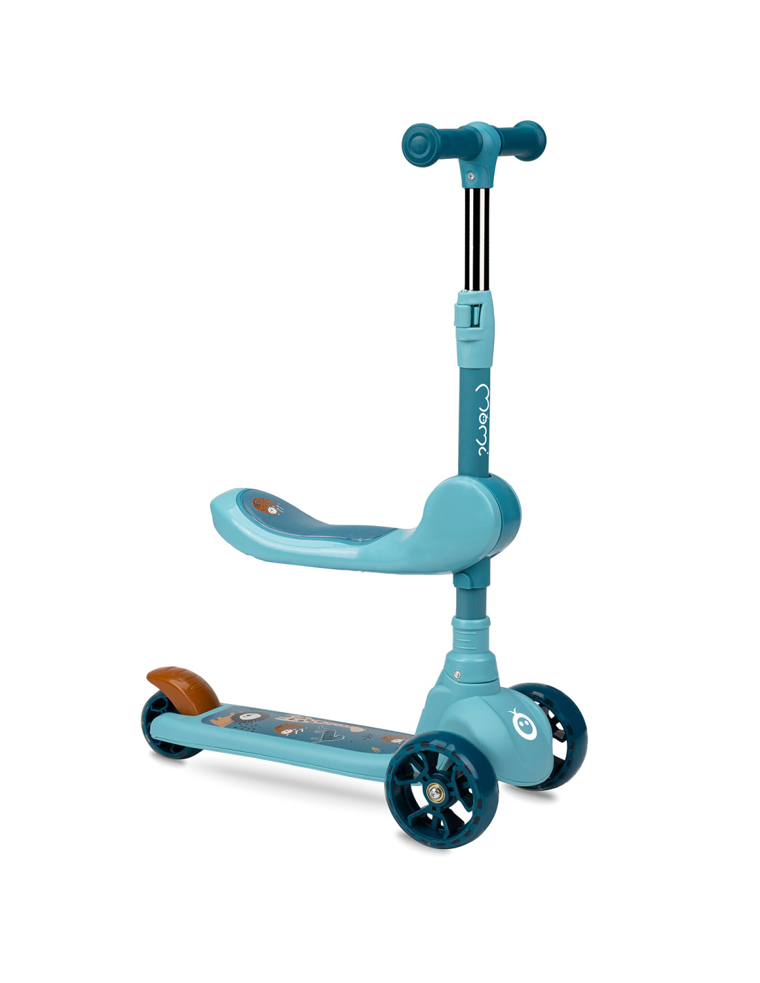 MoMi KIURU 2-in-1 Scooter, Blue