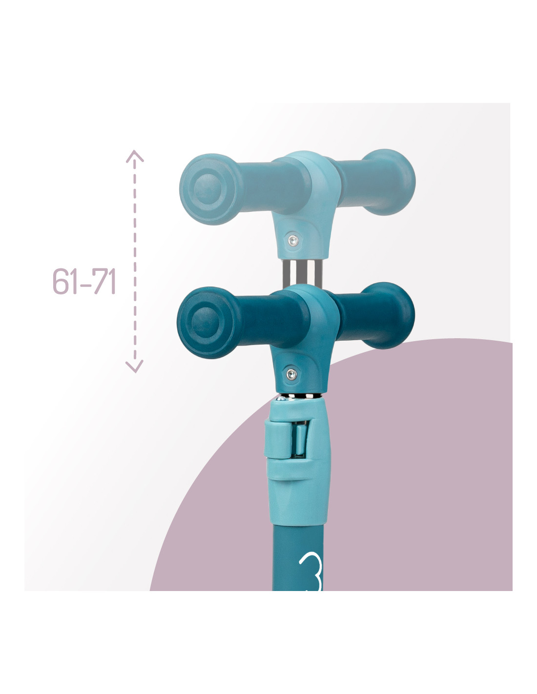 MoMi KIURU 2-in-1 Scooter, Blue
