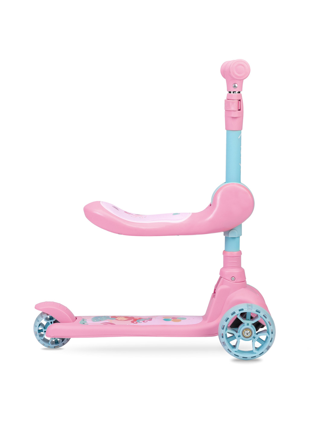 MoMi KIURU 2-in-1 Scooter, Pink