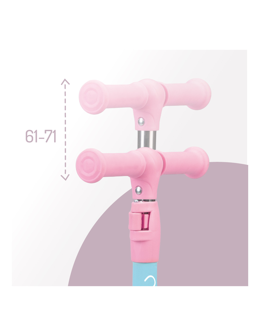 MoMi KIURU 2-in-1 Scooter, Pink