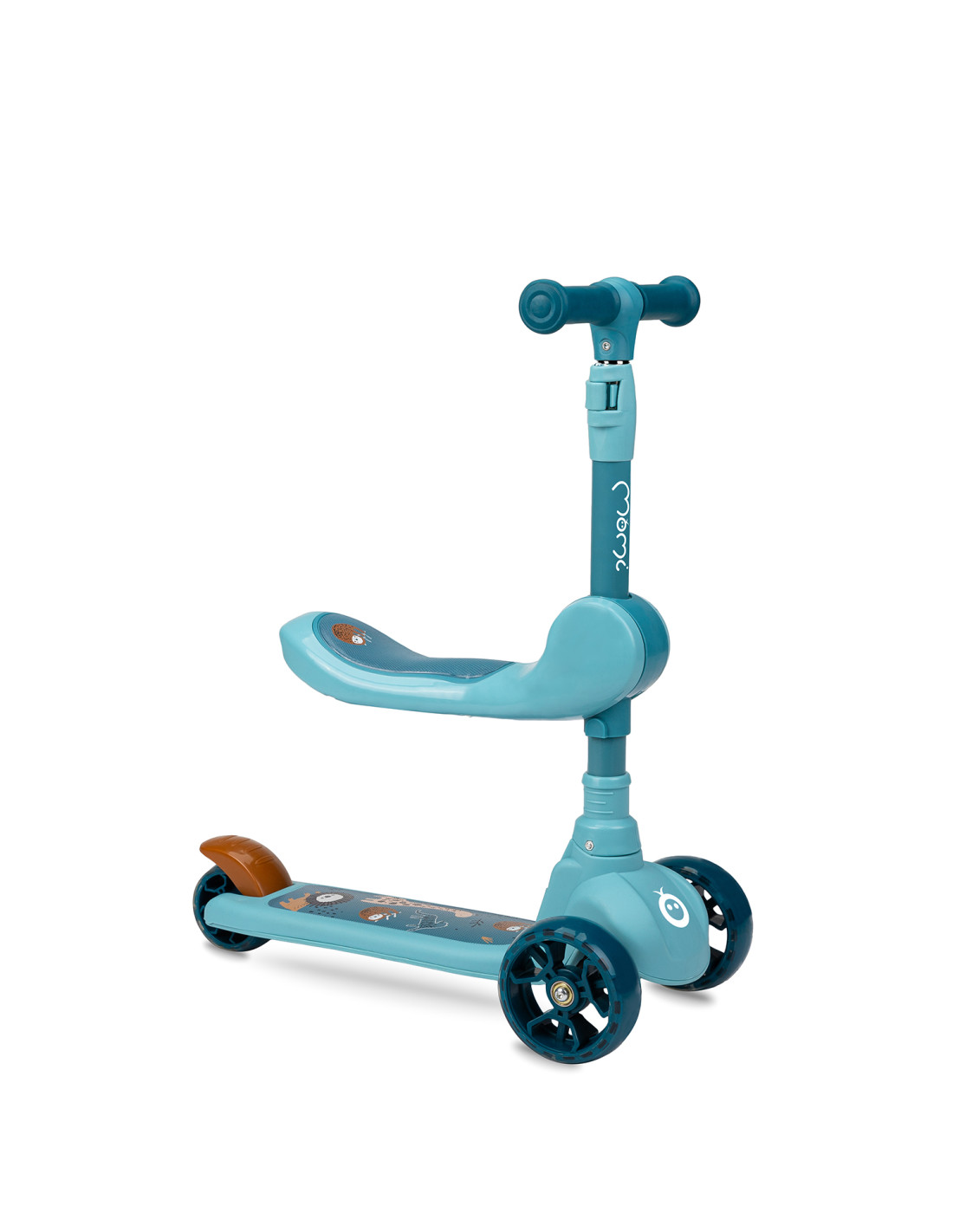 MoMi KIURU 2-in-1 Scooter, Blue