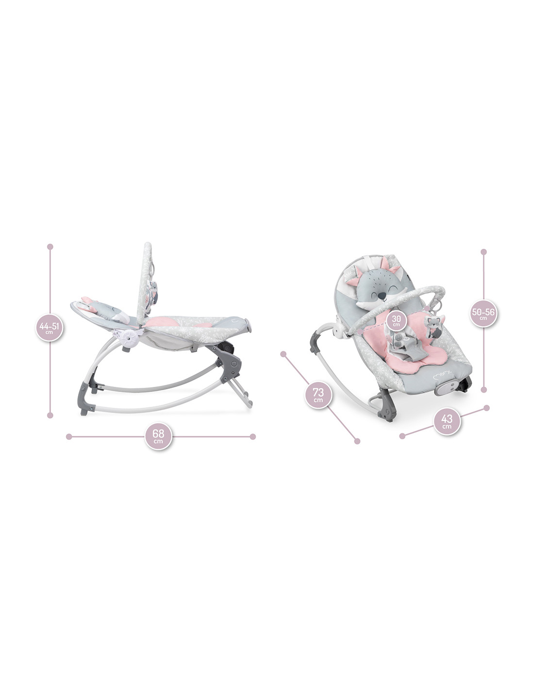 MoMi LUIS Babysitter, Pink