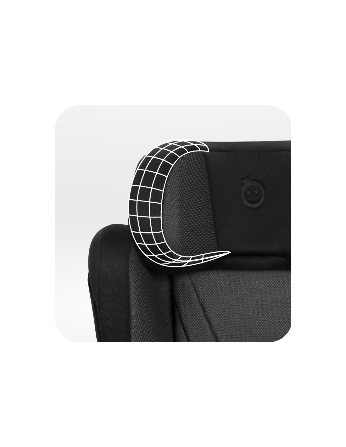 Momi MEI Car seat 100-150cm, Black
