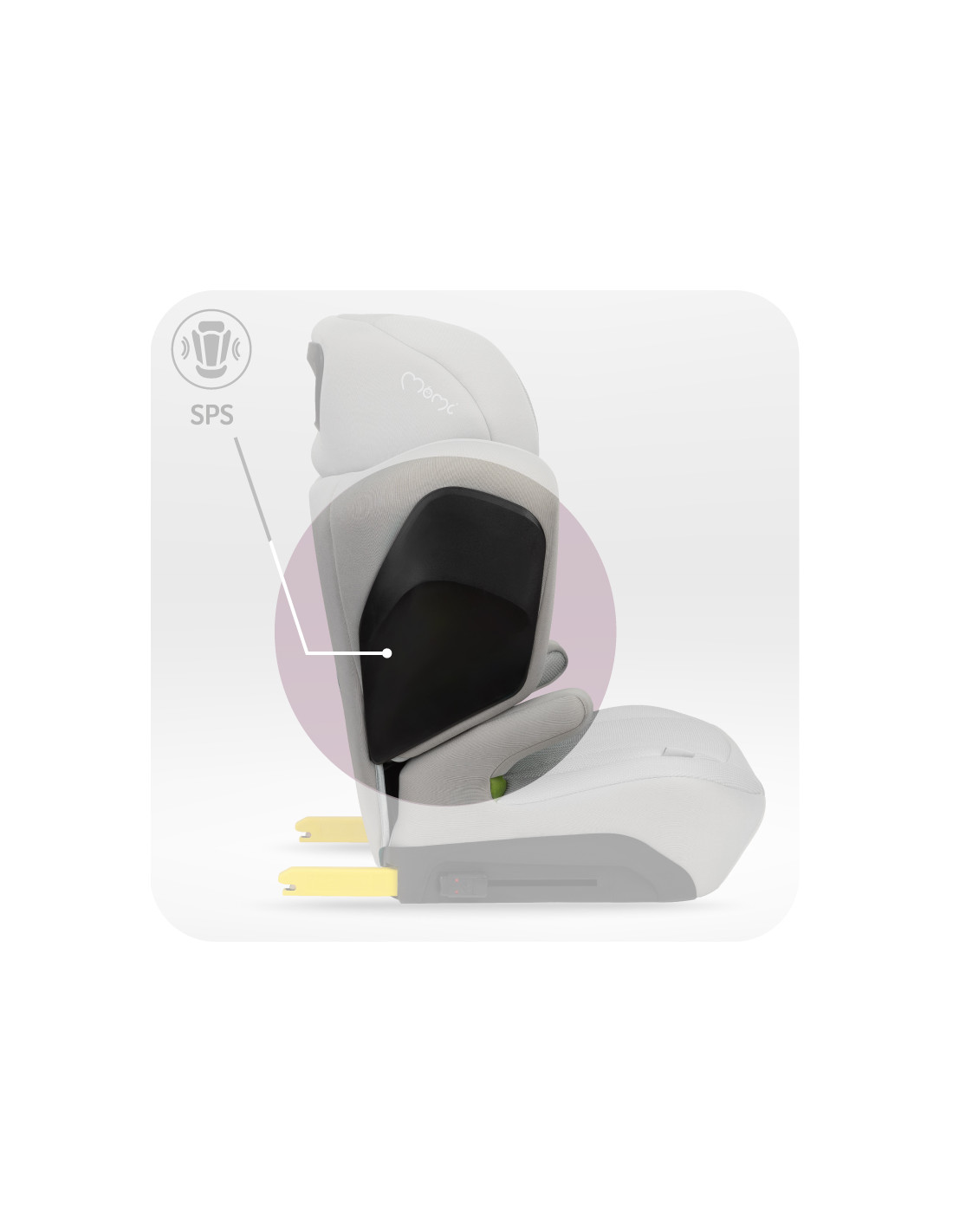 Momi MEI Car seat 100-150cm, Grey