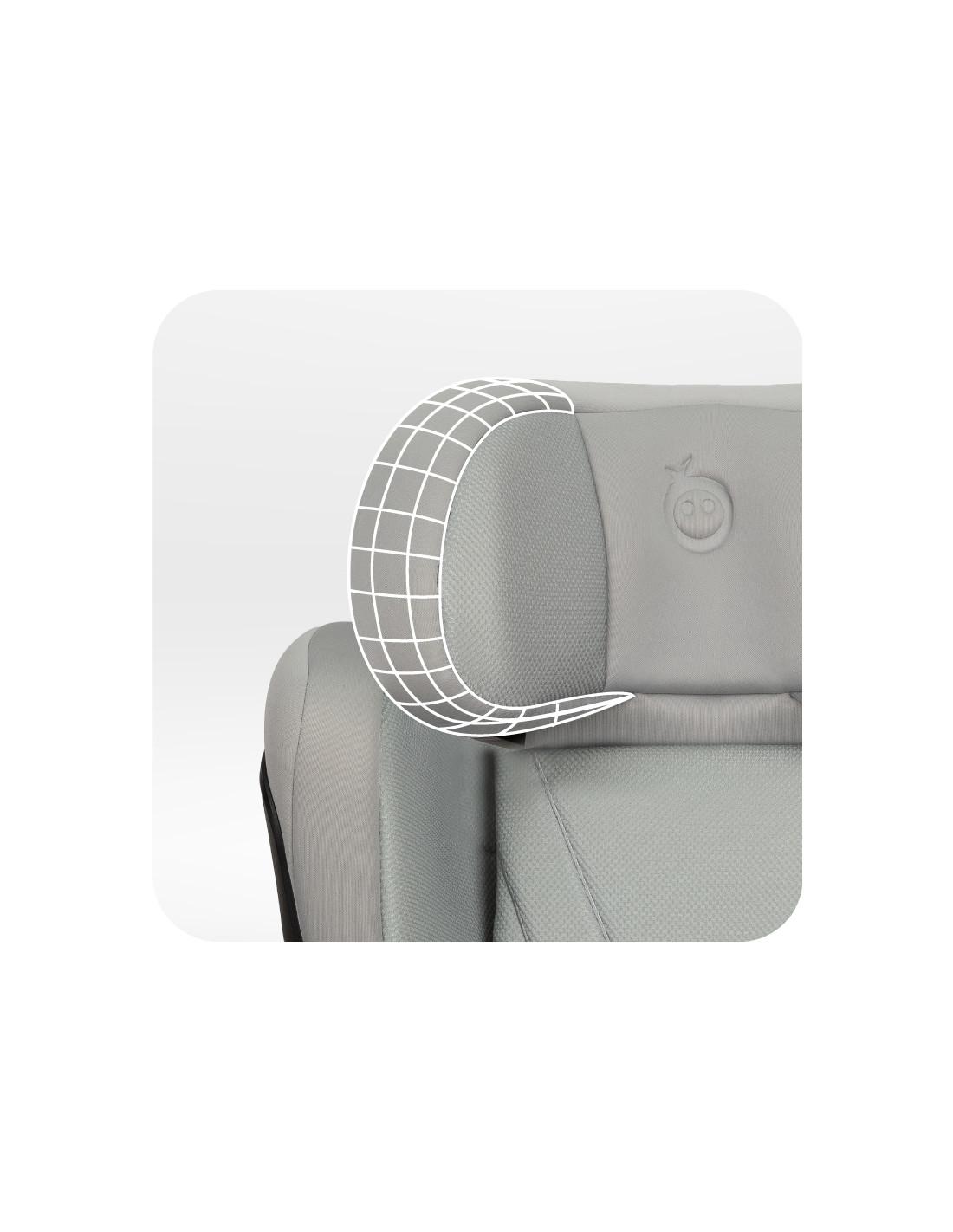 Momi MEI Car seat 100-150cm, Grey