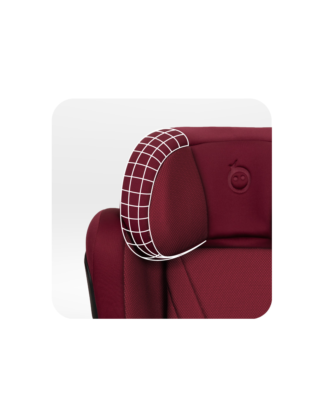 Momi MEI Car seat 100-150cm, Red