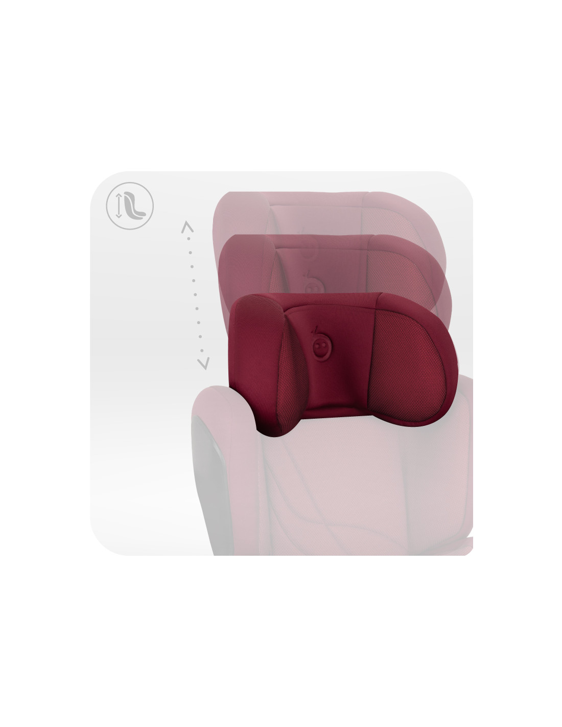 Momi MEI Car seat 100-150cm, Red