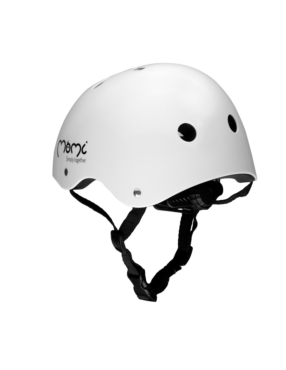 MoMi MIMI Bicycle Helmet, White